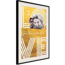 Arkiio Affisch I Love You like You Love Me [Poster] 40x60 Poster